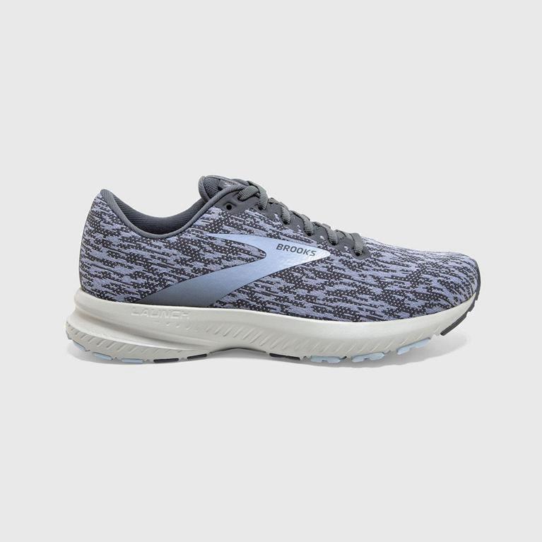 Tenis Brooks Launch 7 - Zapatillas Para Correr En Asfalto Mujer - Gris (YUFW-51287)